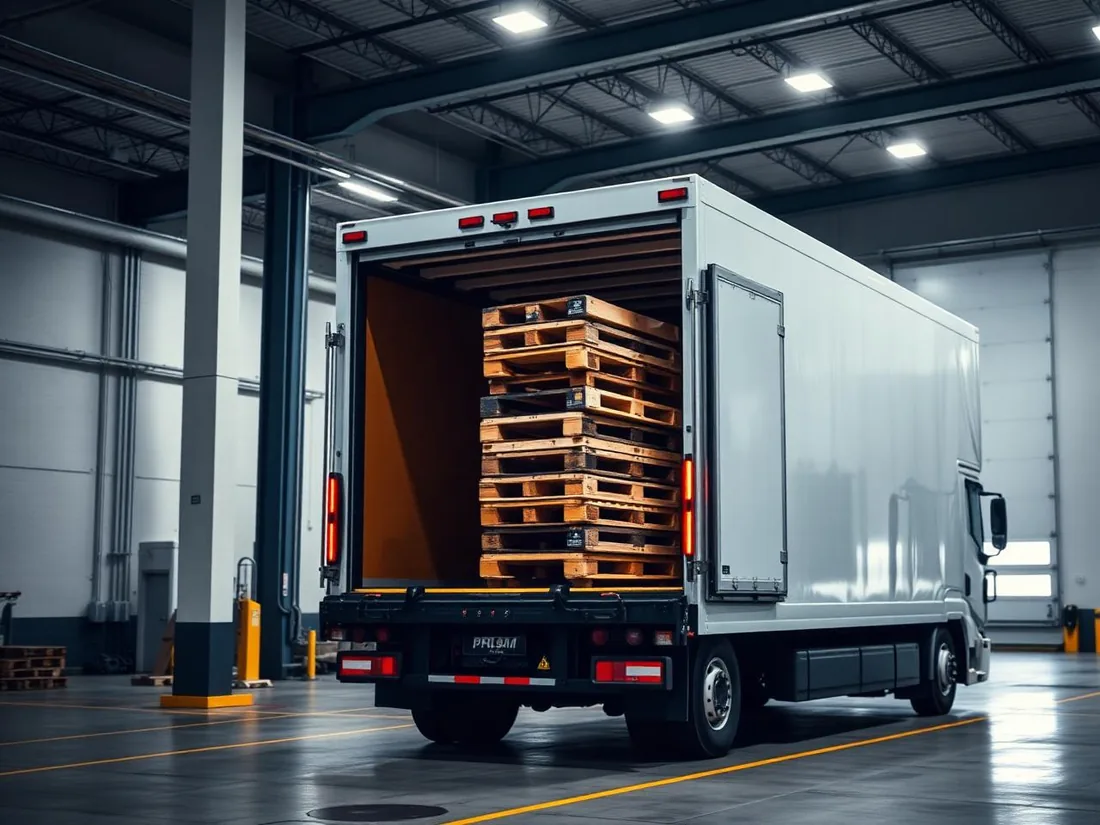 Commercial pallet delivery service from London